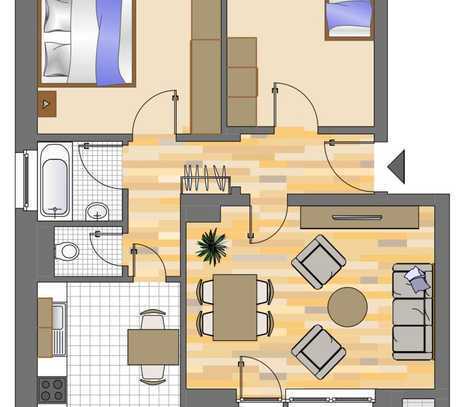 Demnächst frei! 3-Zimmer-Wohnung in Siegen Dillnhütten