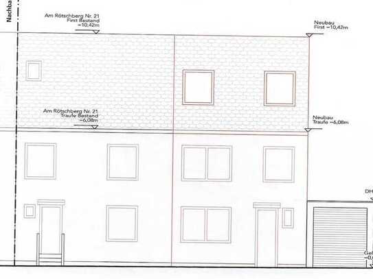 Baugrundstück für Ein- Zweifamilienhaus mit 230qm Wohnfläche *Positiver Bauvorbescheid*