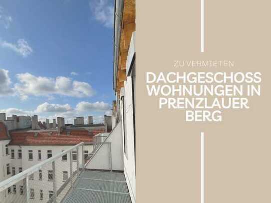 Erstbezug im Trendviertel! Helle Dachgeschosswohnung in Prenzlauer Berg