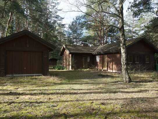 Es ist Zeit, Ihr neues Hause kennenzulernen ... EFH/Holzhaus mit ca. 76 m² Wfl. auf 3.017 m² Grdst.