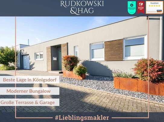 Beste Lage in Königsdorf || Moderner Bungalow || Garage & Terrasse