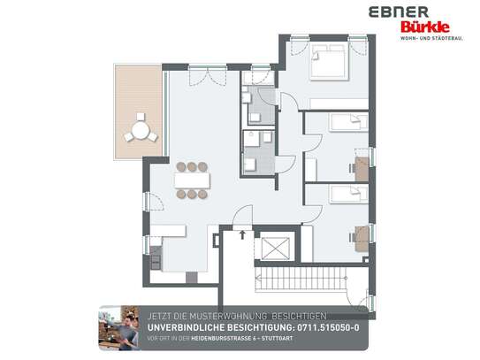 4-Zimmer-Wohnung im Obergeschoss | 6B.3