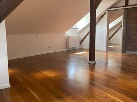 Exklusive, 78qm (Wohn- Nutzfläche) vollständig renovierte 2-Zimmer-Loft-Wohnung mit EBK
