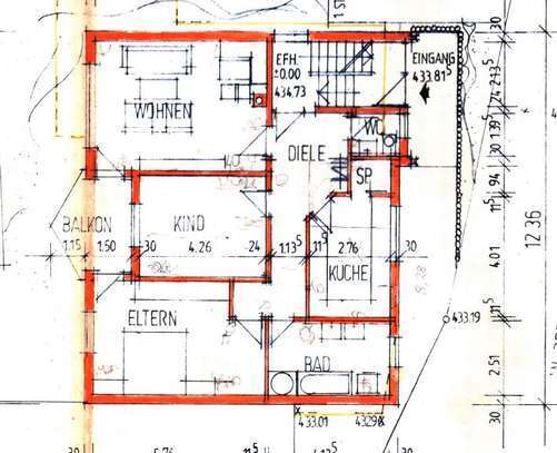 Freundliche 3,5-Zimmer-Hochparterre-Wohnung mit geh. Innenausstattung mit Balkon und EBK in Aalen