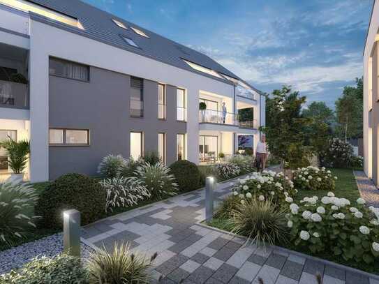 KfW40 4-Zi. Süddachterrasse: wohnen in den energieeffizientesten Neubauwohnungen von Seligenstadt