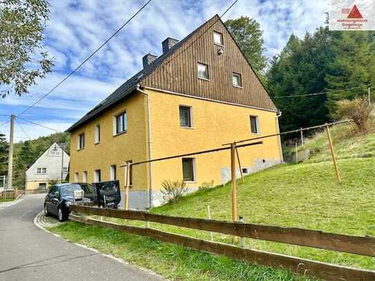 Einfamilienhaus in ruhiger Lage zum Ausbau - Wiesa im schönen Erzgebirge!