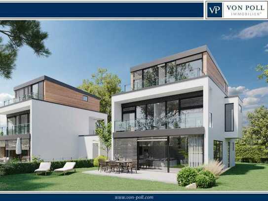 Architekten Villa mit hochklassiger Ästhetik und Spa-Bereich in sehr guter Lage von Gräfelfing