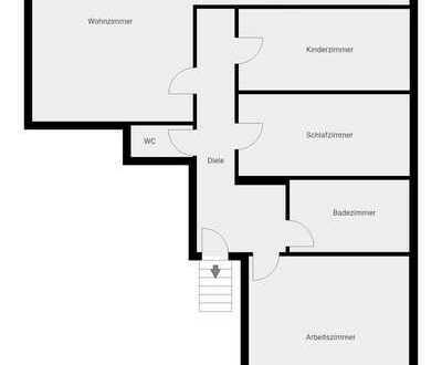 Vollständig renovierte 4-Zimmer-Wohnung in Remagen