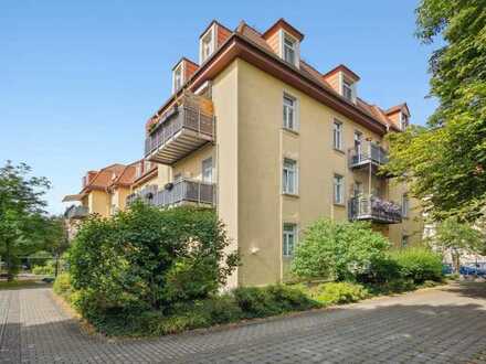 Vermietete Eigentumswohnung mit Balkon in attraktiver Wohnlage in Dresden Pieschen.