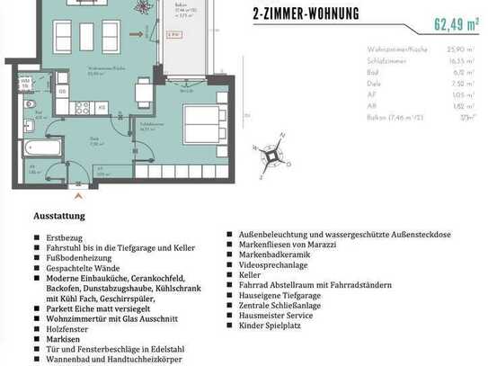 Geschmackvolle 2-Raum-Wohnung mit gehobener Innenausstattung mit Einbauküche in Berlin Mitte