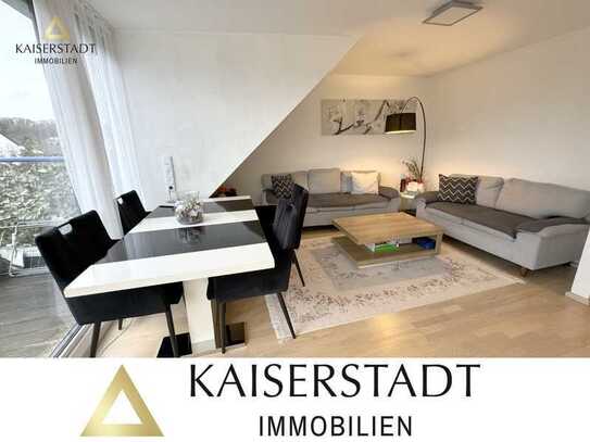 Mit dem Aufzug in die Wohnung! Penthouse-Wohnung mit Blick über Aachen