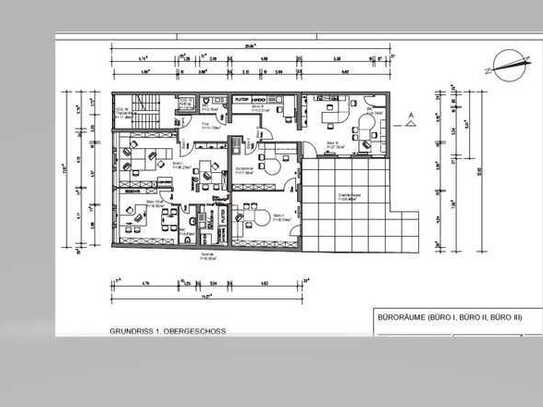 Büroetage - 3 abgeschl. Einheiten als Kapitalanlage in zentraler Innenstadtlage Sinsheim (Hauptstr.)