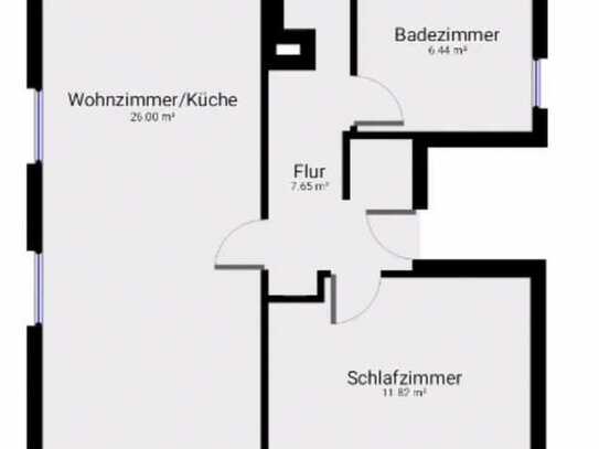 Sankt Augustin-Menden moderne 2-Zimmer-Wohnung zu vermieten