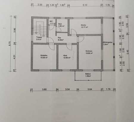 Schöne 3-Zimmer-Wohnung mit Balkon zur Miete in Schutterwald