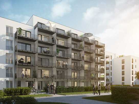 Schöne Wohnung in OF City, Bj. 2019 inkl EBK, Balkon, Keller