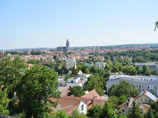 BESTLAGE ! Exkl. Luxus-3-Zi.-Whg. (Erstbezug.) mit 2 Terr.+Garten mit Altstadt/-Domblick in Rgbg...