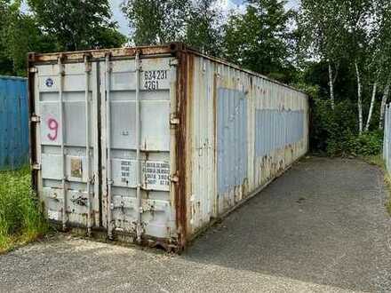 Container als Lagerfläche