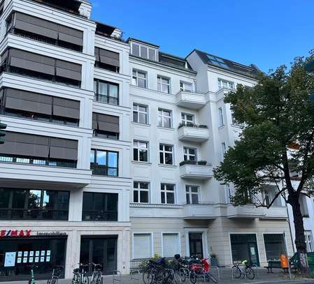 DG 5 Zimmer 158 qm Altbau Westfälische Str. ab 12.24 EBK Parkett Kamin Terrasse zwei Bäder Aufzug