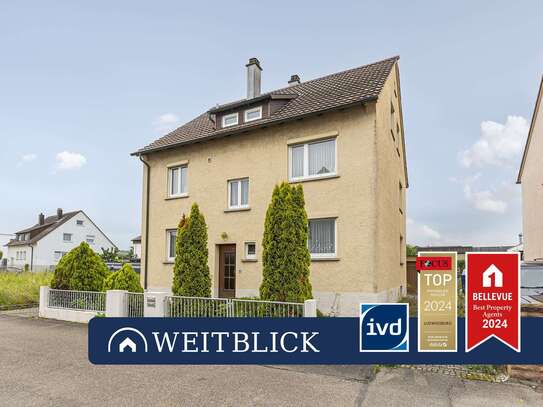 WEITBLICK: Leerstehendes 2-3 Familienhaus!