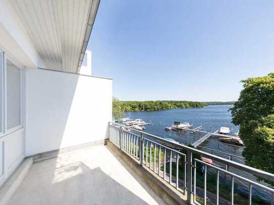 2 Zimmer Wohnung mit Balkon und Blick auf den Jungfernsee