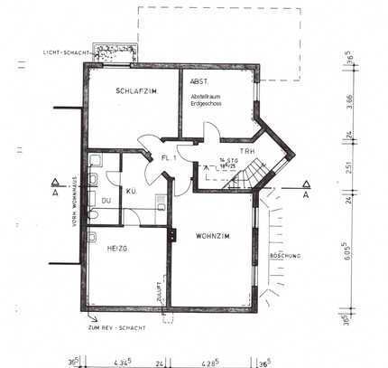 Raesfeld: Gepflegte, helle 60m²-Souterrain-Whg.,