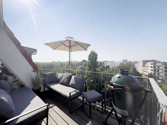 Penthouse am Puls der Zeit direkt am Mauerpark