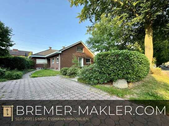 BREMER-MAKLER.COM | Großzügiger Winkelbungalow in ruhiger Wohnlage | Mehrgenerationenhaus Beckedorf