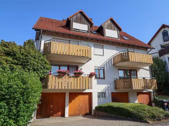 Helle 3-Zimmerwohnung mit Balkon + Garage in Neuenstadt-Bürg