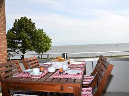 Traumwohnung mit Meerblickterrasse, 95qm direkt am Strand