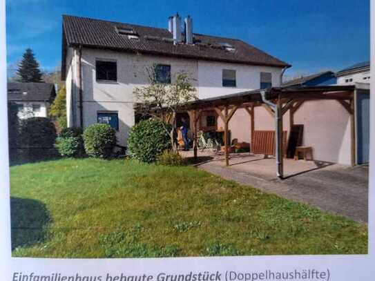 Einfamilienhaus bebautes Grundstück