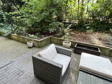 Moderne Wohnung nähe Zoopark mit privatem Garten und EBK