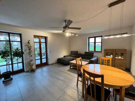Ebenerdig Wohnen auf 94,5m² Wfl, mit Terrasse u. Garten, sowie Garage westl.v.Rain!