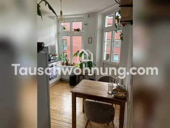 Tauschwohnung: Helle Altbauwohnung in Barmbek-Süd