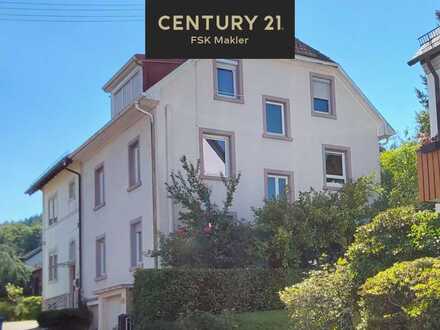 Wohnen im schönen Baden-Baden - 3- Zimmerwohnung mit Garage + Gartenanteil & Einzimmerappartement