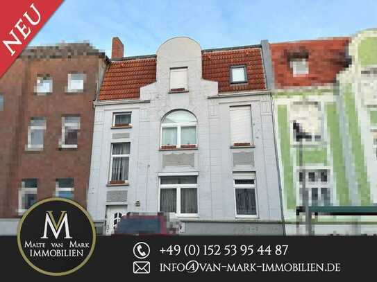 Neuer Preis!!! Stilvolles Mehrfamilienhaus mit 3 freien und möblierten Wohnungen in Emden