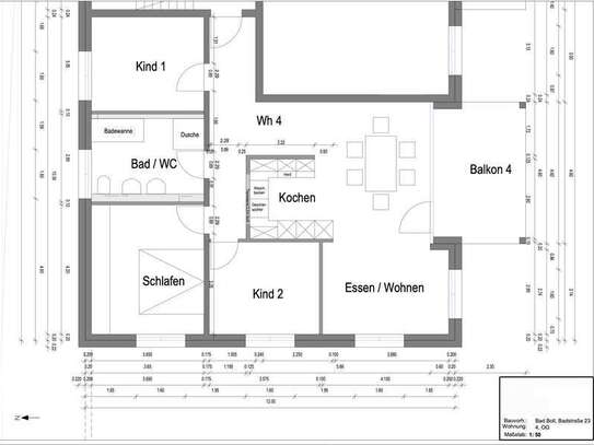 Familienfreundliche 4,5-Zimmer-Wohnung mit gehobener Innenausstattung und Balkon mit Südausrichtung