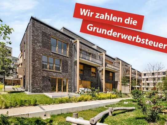 Grunderwerbsteuer sparen: Zweigeschossiges Stadthaus mit Dachterrasse