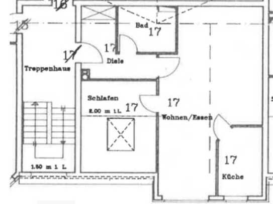 Freundliche 2-Zimmer-DG-Wohnung in Kamp-Lintfort