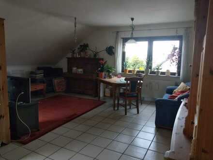 Helle 4-Zimmer-DG-Wohnung mit Balkon und Garten direkt am Feldrand in Eppelheim nahe Heidelberg