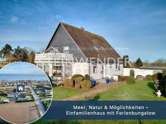 Meer, Natur & Möglichkeiten – Einfamilienhaus mit Ferienbungalow