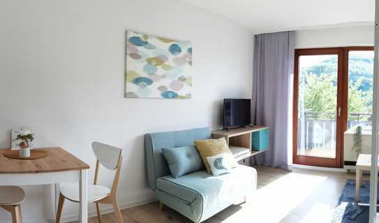 Sonnige & sanierte 1,5-Zimmer-Wohnung mit Balkon und EBK in Bad Urach