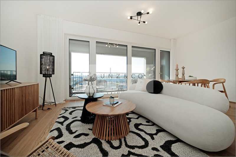                                                               Moderner Wohntraum mit gro&szlig;em S&uuml;dbalkon und Einbauk&uuml;che!                                                       in Freimann (München)