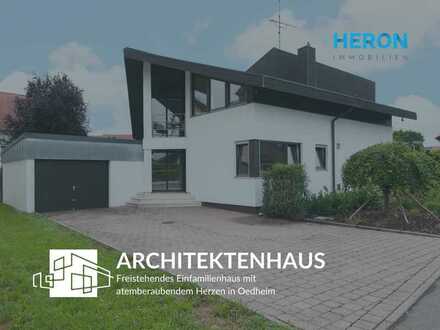 ARCHITEKTENHAUS - Freistehendes Einfamilienhaus mit atemberaubendem Herzen in Oedheim