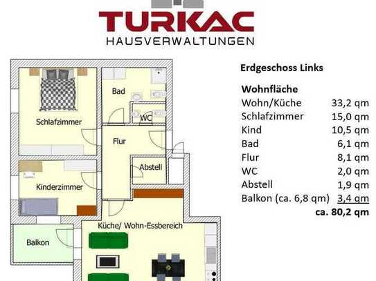 Biedenkopf-Zentrum - 3 ZKB Alters- und Behindertengerechte Ausstattung