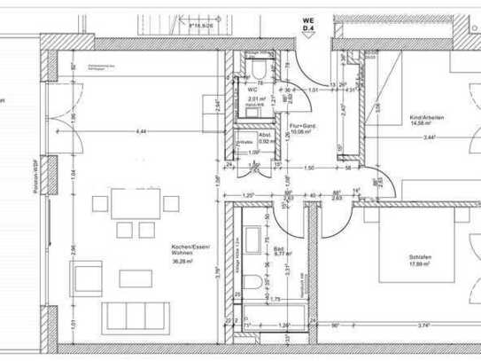 Geschmackvolle, neuwertige 3-Raum-Wohnung mit toller Innenausstattung mit Balkon in Bruchsal