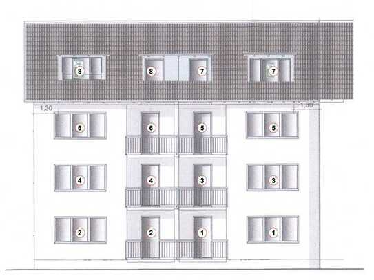 Modernisiertes Achtfamilienhau, aufgeteilt nach WEG in Hürth Gleuel