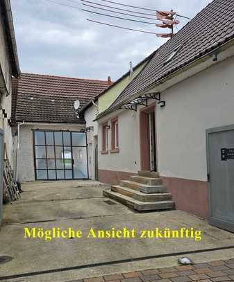 Herrlich ruhige Lage ! 1–2 Familienhaus mit Scheune und Garten.