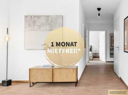 Erstbezug: helle 3-Zimmer-Wohnung mit Loggia!