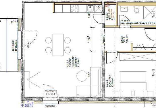 Besichtigung am Mittwoch, den 04.09.2024 um 14 Uhr, 2 Zimmer-Wohnung mit Terrasse, Domagkstraße 3