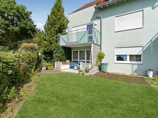 Vermietete 3-Zimmer-Erdgeschoss-Wohnung mit Terrasse und Tiefgaragenstellplatz in Ellwangen